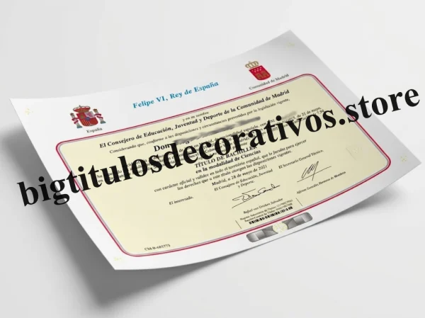 comprar título bachiller